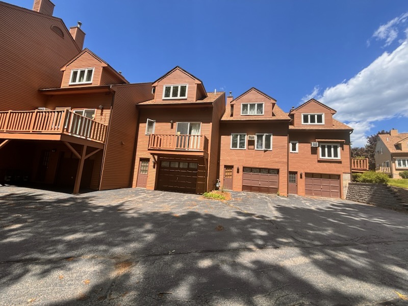 Exterior painting on a multi-unit commercial property