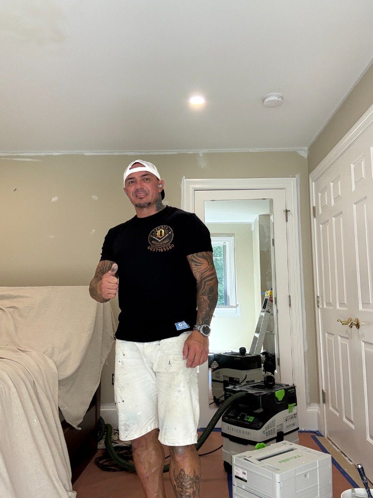 Gary Debreceni, owner of Legacy Brushworks Company LLC, on a painting jobsite