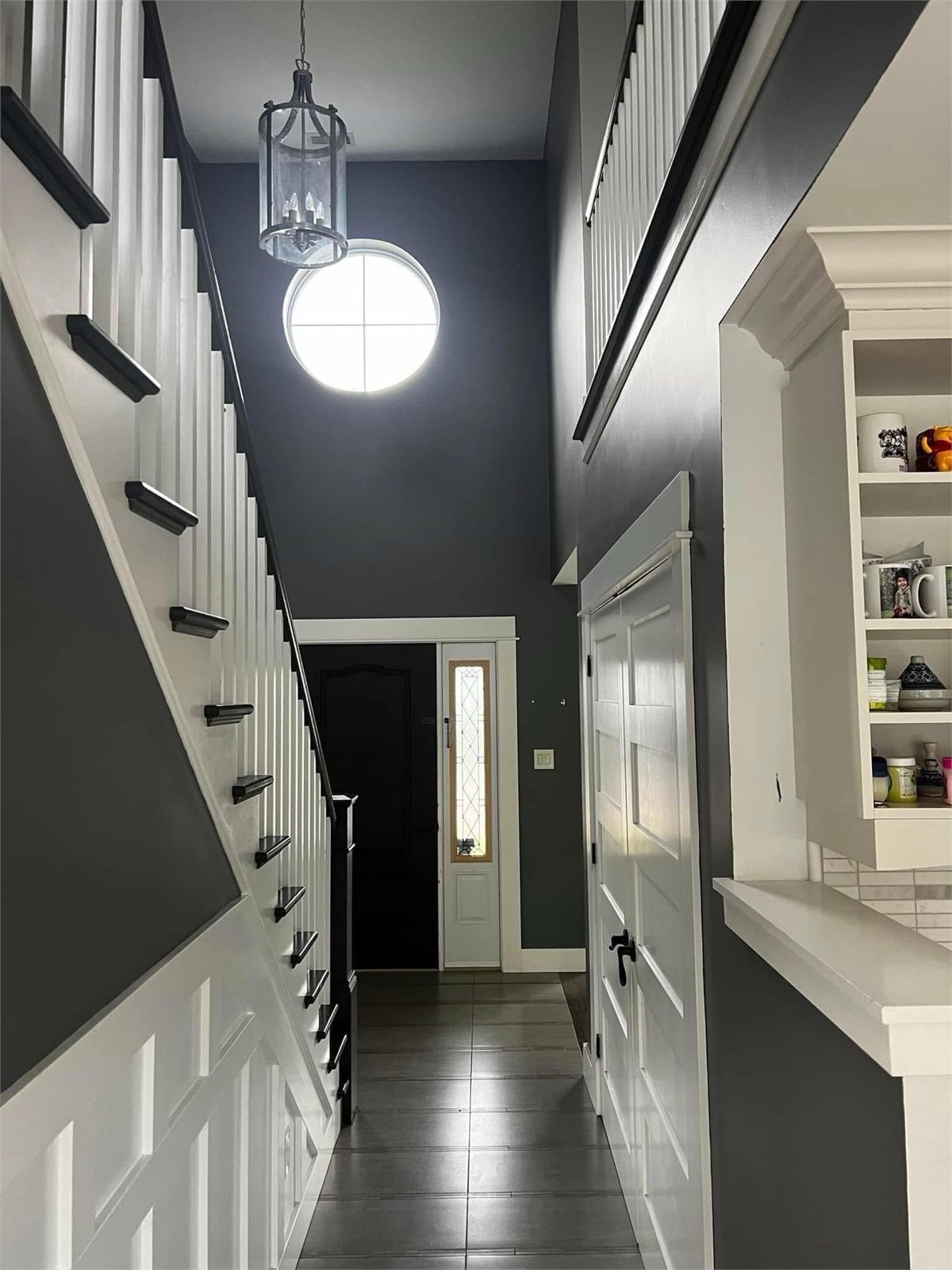 Interior painting in a finished room